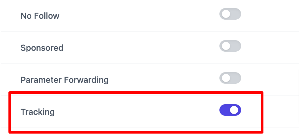 Enable Link Tracking